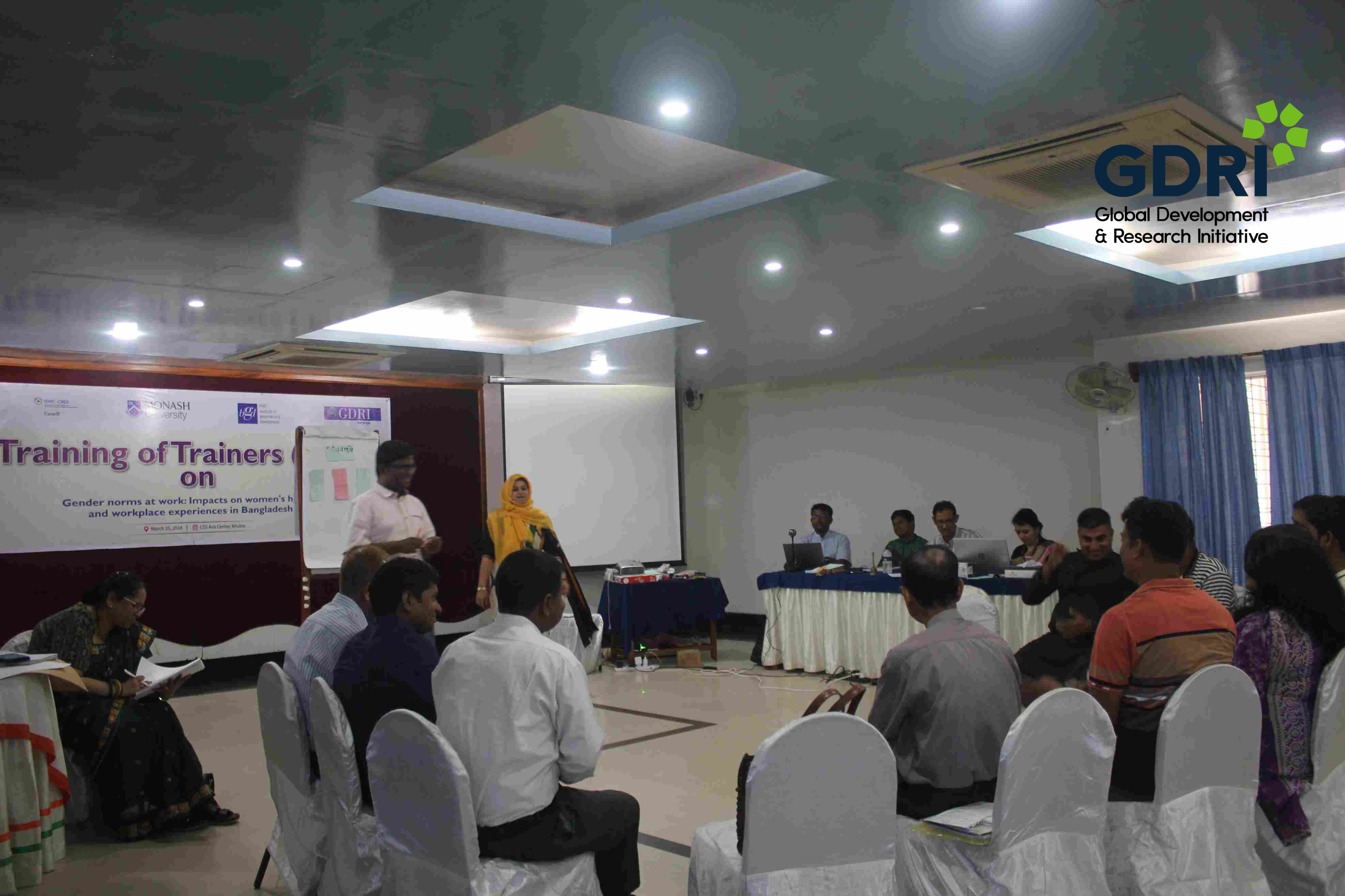 Training of trainers for the “Gender Norms at Work” project in Bangladesh