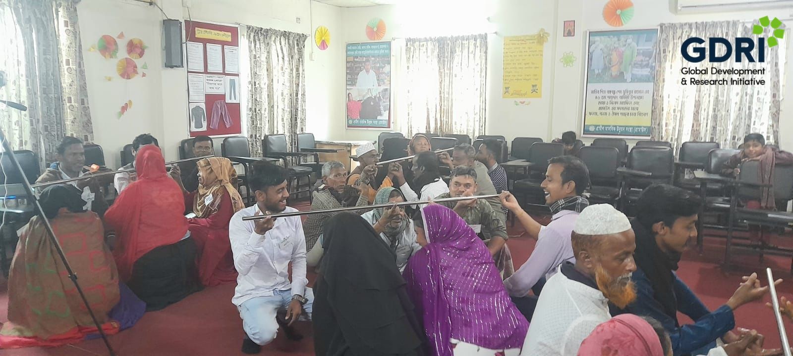 Piloting session during Training of Trainers for the “Gender Norms at Work” project in Bangladesh