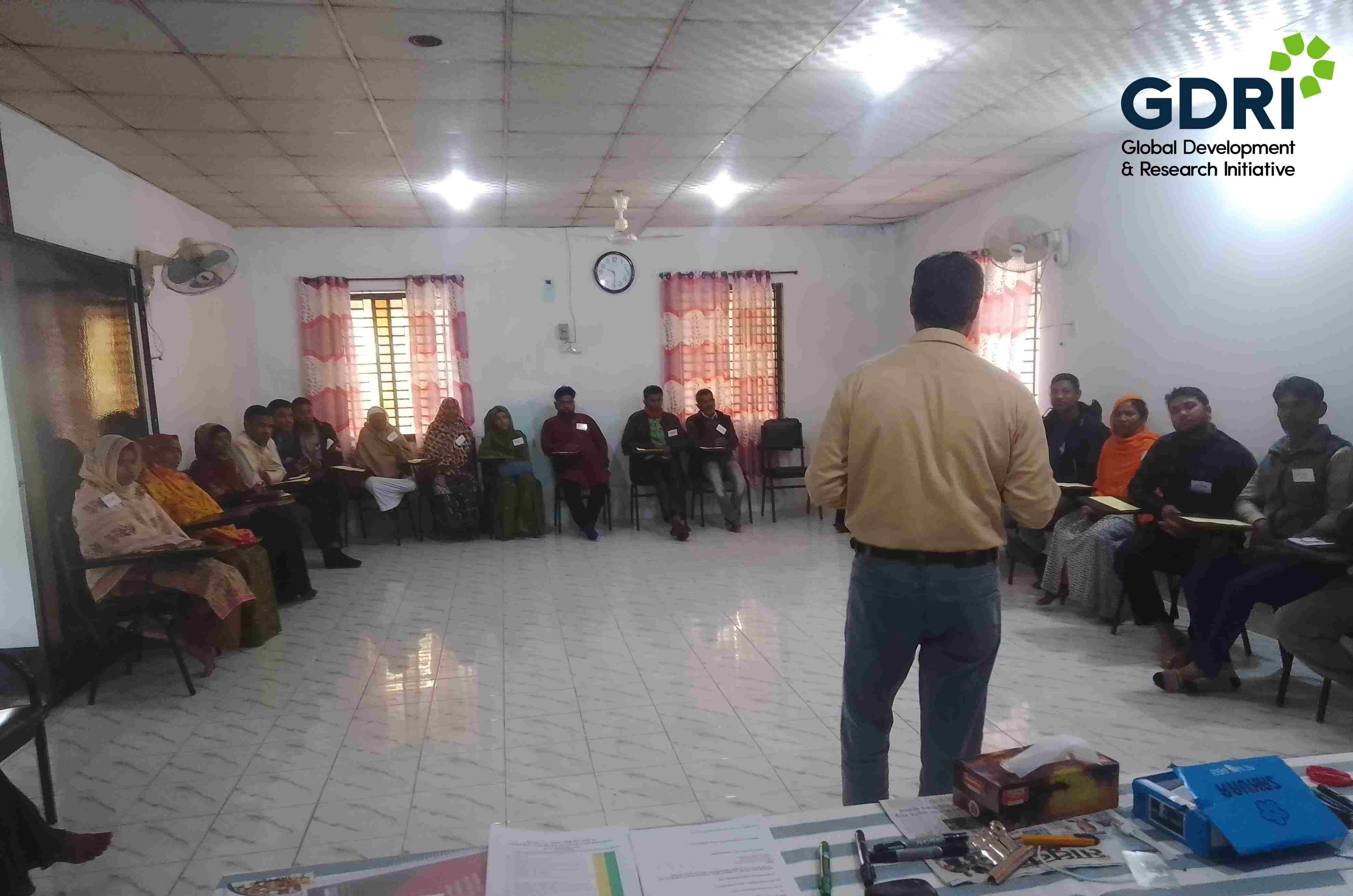 Training for SME workers under the “Gender Norms at Work” project in Bangladesh