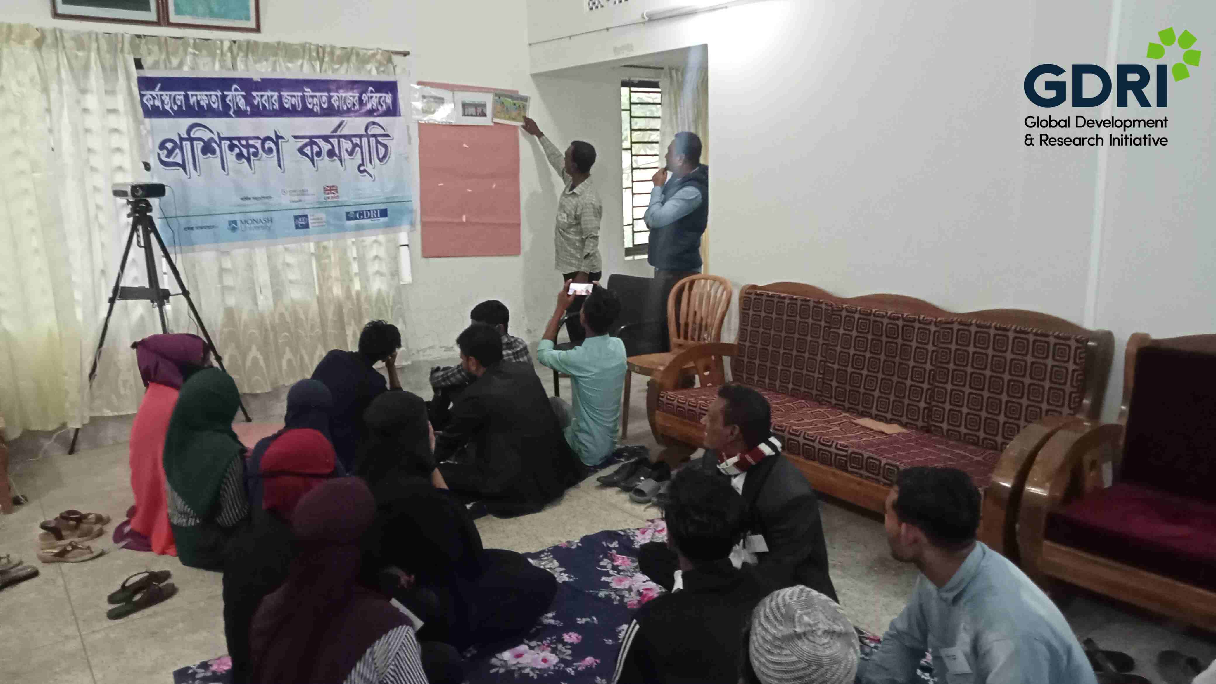 Training for SME workers under the “Gender Norms at Work” project in Bangladesh