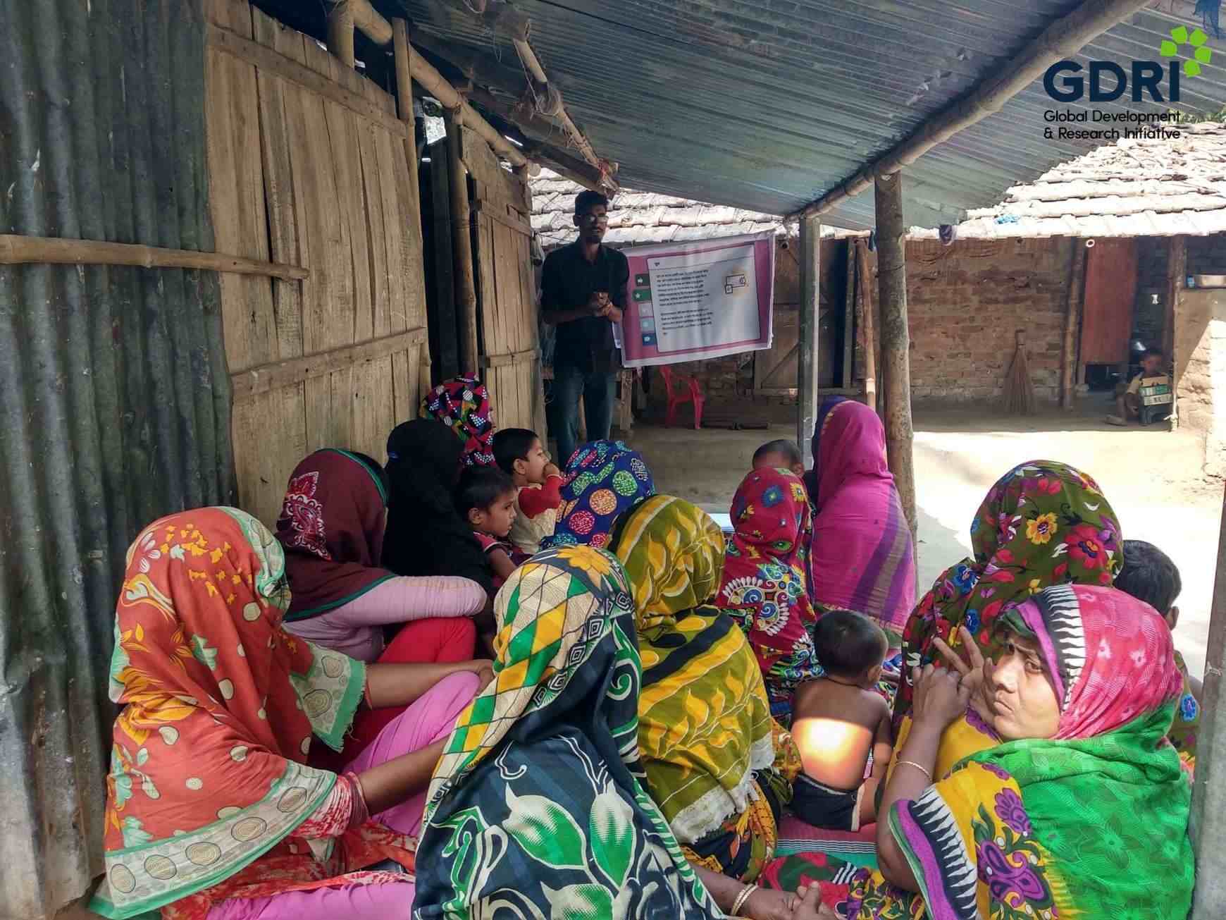 Training on income, expenditure, and savings for women under the “Financial Diaries and Education to Improve Women’s Financial Literacy in Rural Bangladesh” project