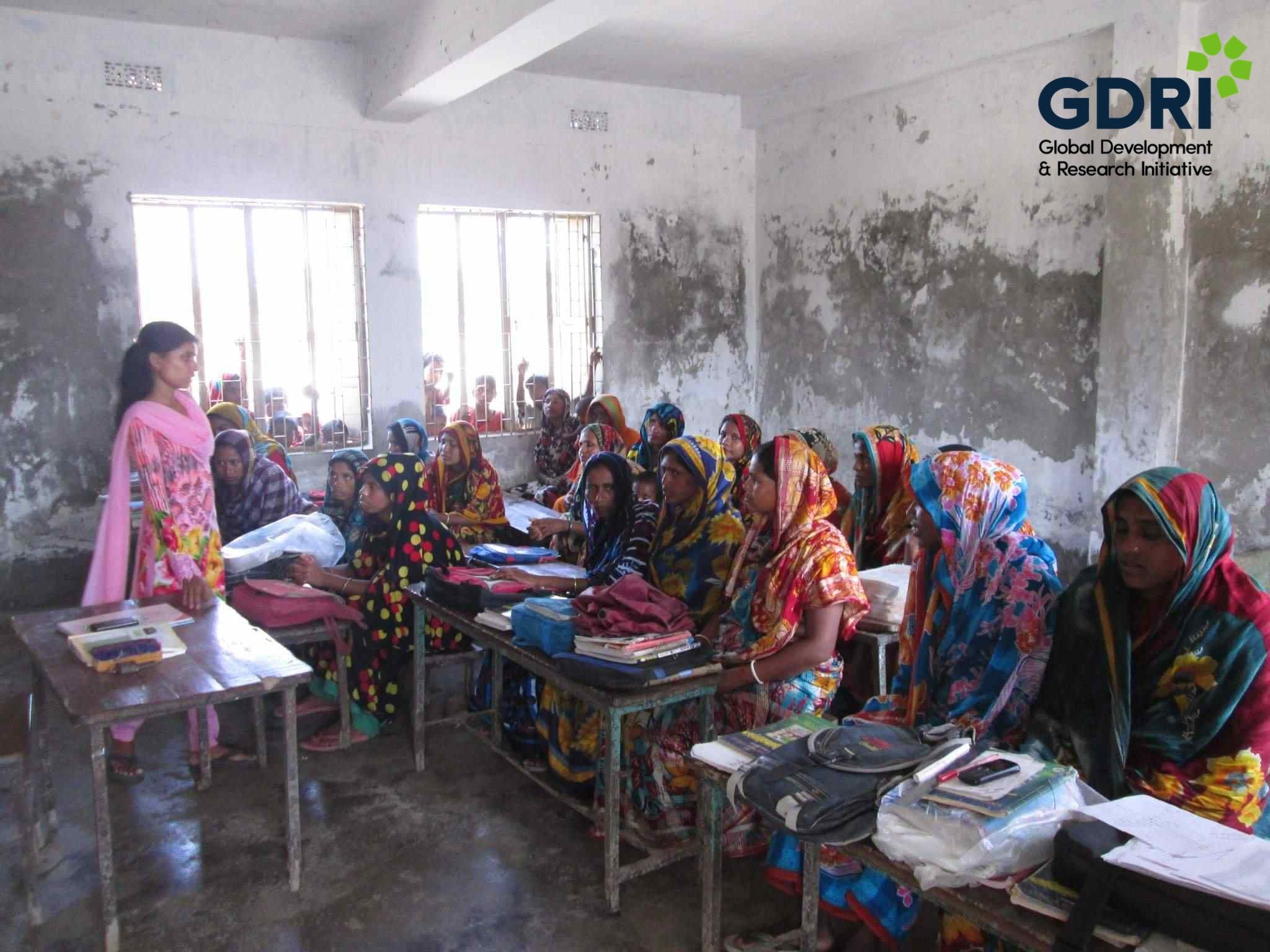 Group discussion with parents under the “Parent–Teacher Meetings and Student Outcomes: Evidence from Rural Bangladesh” project