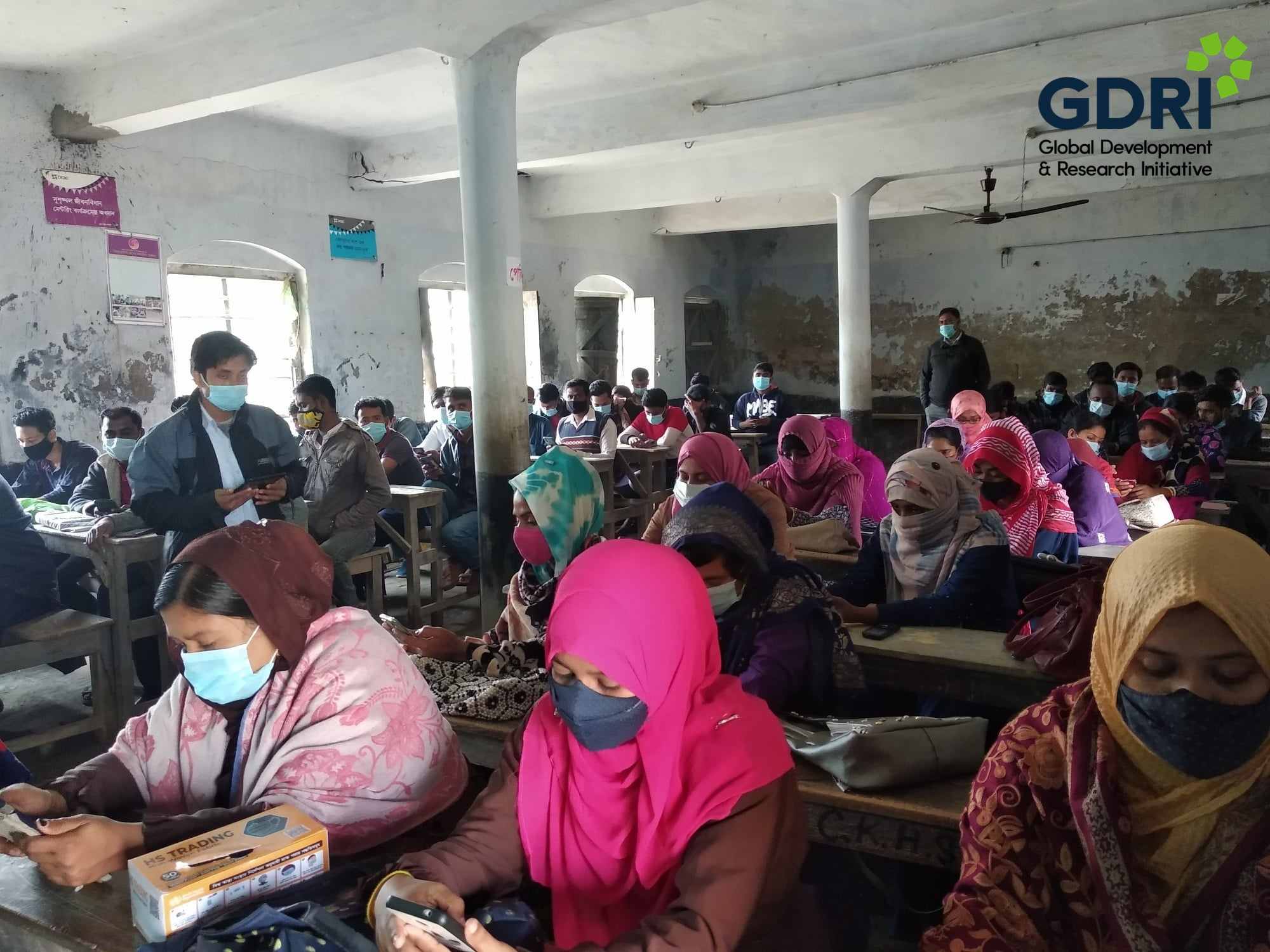 Training session for data collectors under the “Impact of Incentive-Based Strategies on COVID-19 Vaccine Uptake in Bangladesh” project